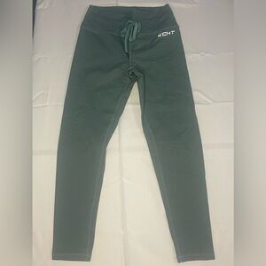 ECHT- Womens Patterned Green Jogger Pants
